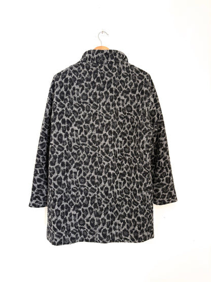 New With Tags Sézane Leopard Coat UK 8