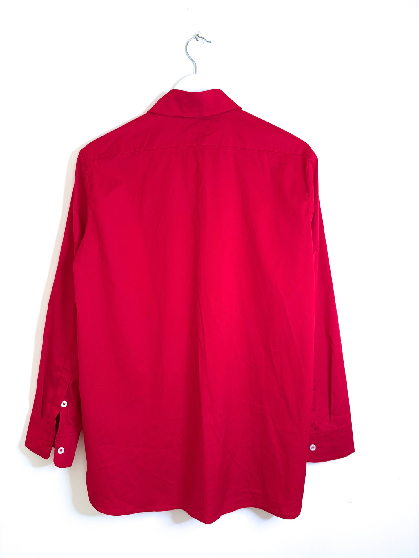 New With Tags Serena Bute Red Classic Cotton Shirt S