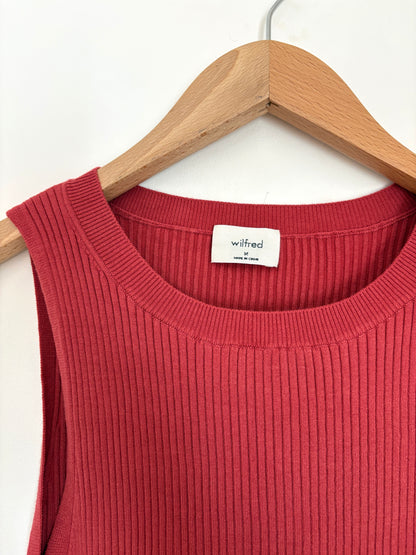 New with Tags Wilfred Moonstruck Ribbed Dress M