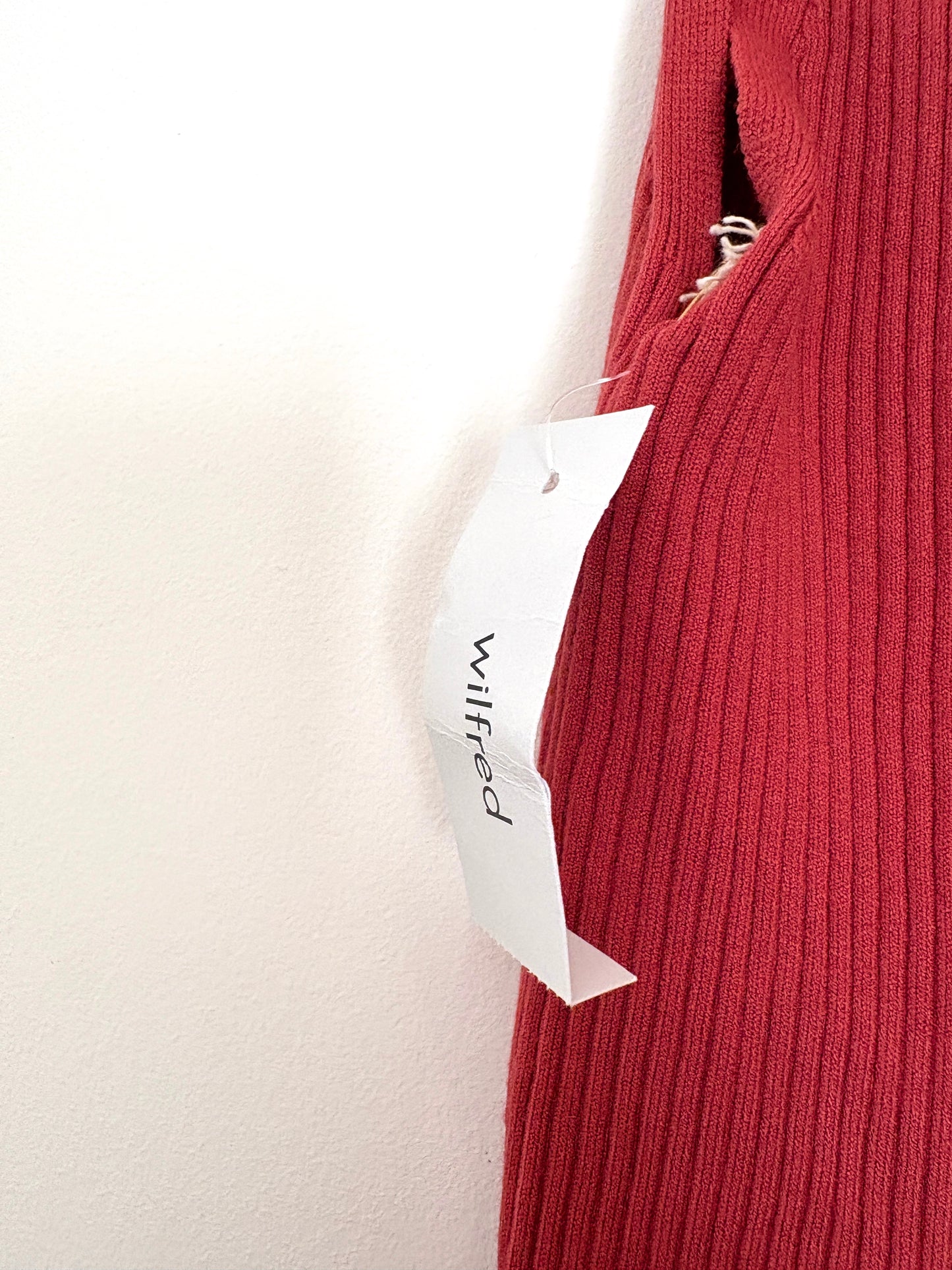 New with Tags Wilfred Moonstruck Ribbed Dress M