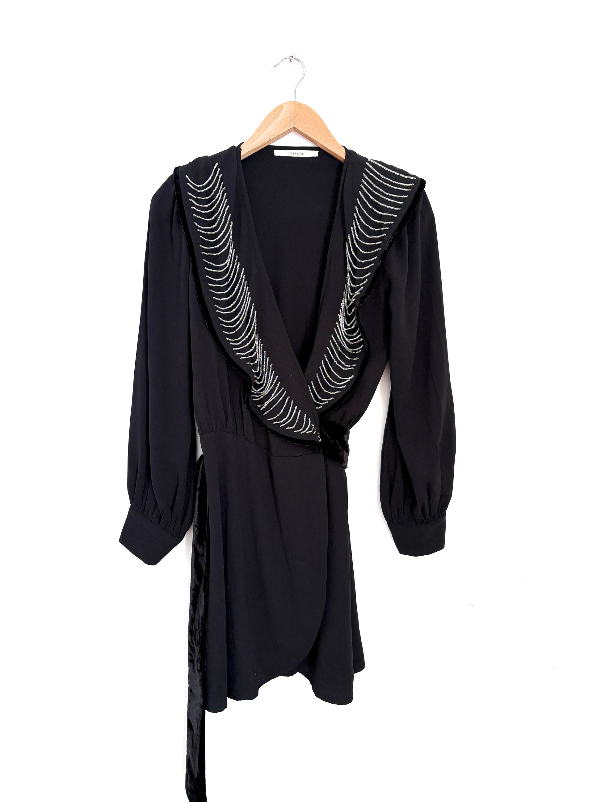 Uterque Mini Black Dress