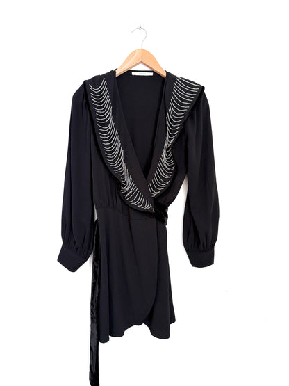 Uterque Mini Black Dress