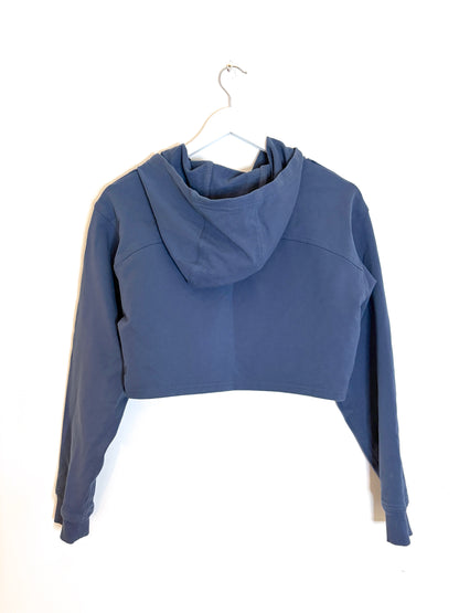 Lululemon Cropped Blue Hoodie UK 10