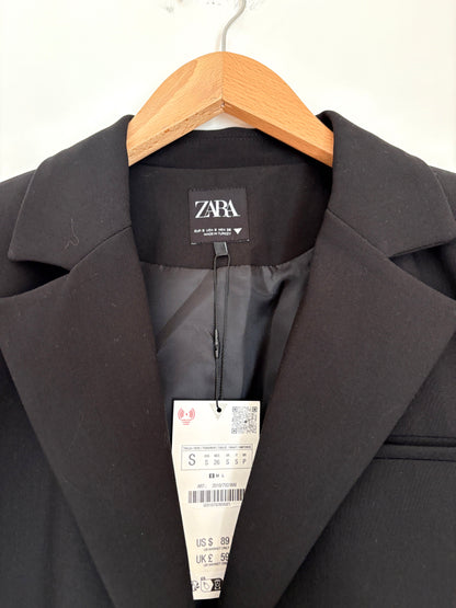 New With Tags Zara Cropped Bow Blazer S