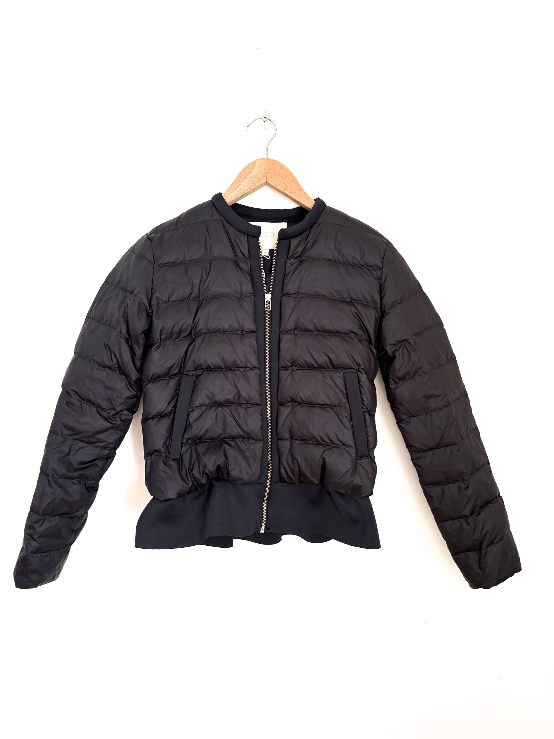 Maje Quilted zip jacket