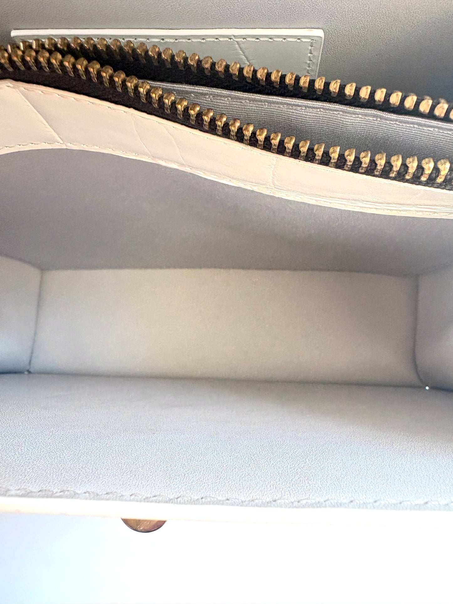Marc Jacobs White Embossed Uptown Bag