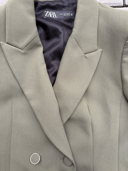 Zara Khaki Suit M