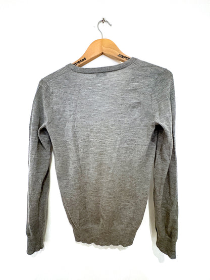 Joseph Grey Cashmere Top S