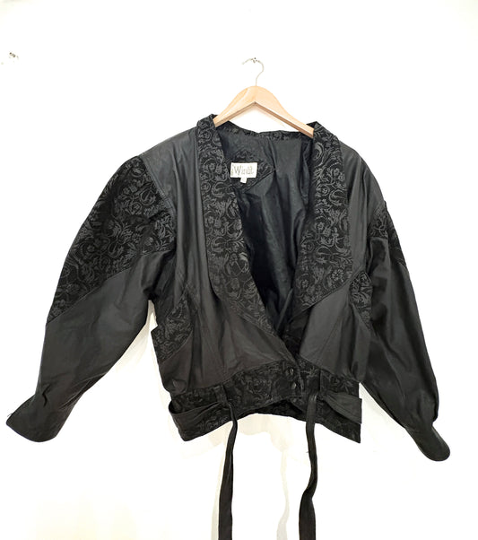 Vintage 90s Winlit Leather Jacket S