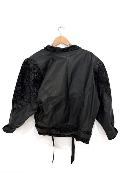 Vintage 90s Winlit Leather Jacket S