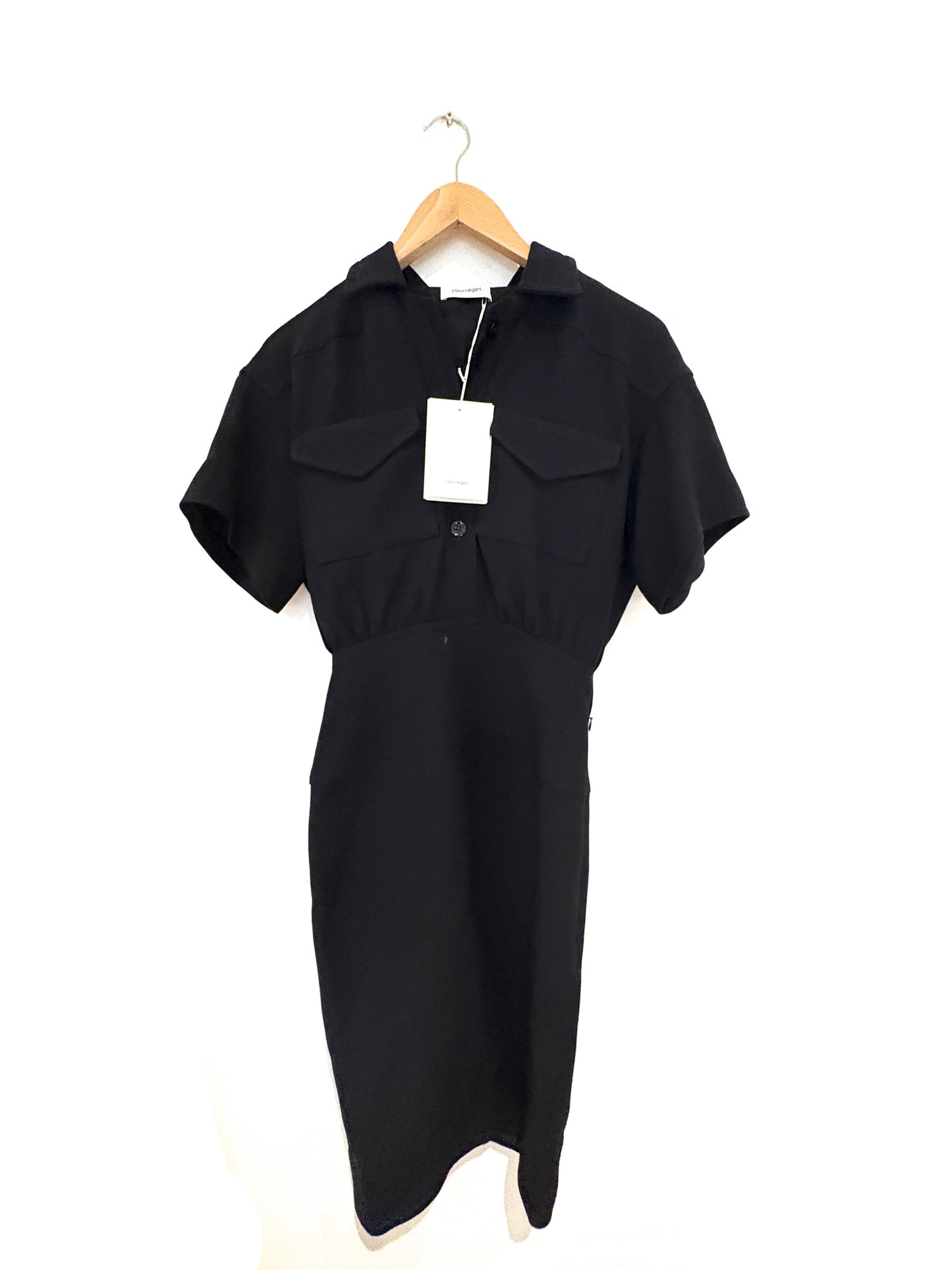 Courrèges Black Basques Dress
