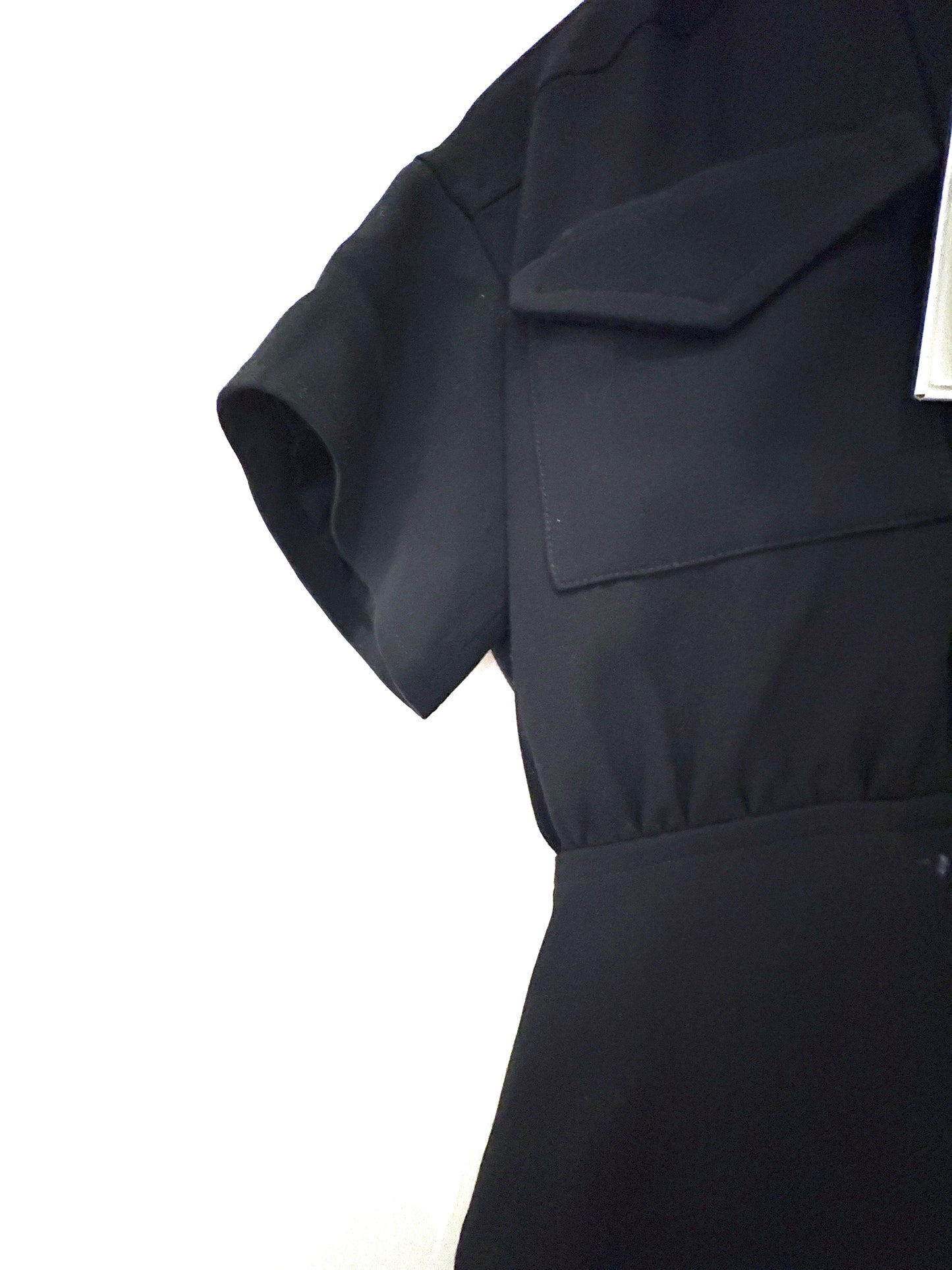 New with Tags Courrèges Black Basques Dress UK 8