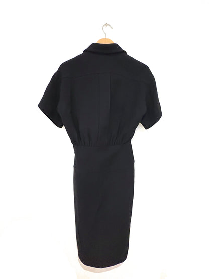 New with Tags Courrèges Black Basques Dress UK 8