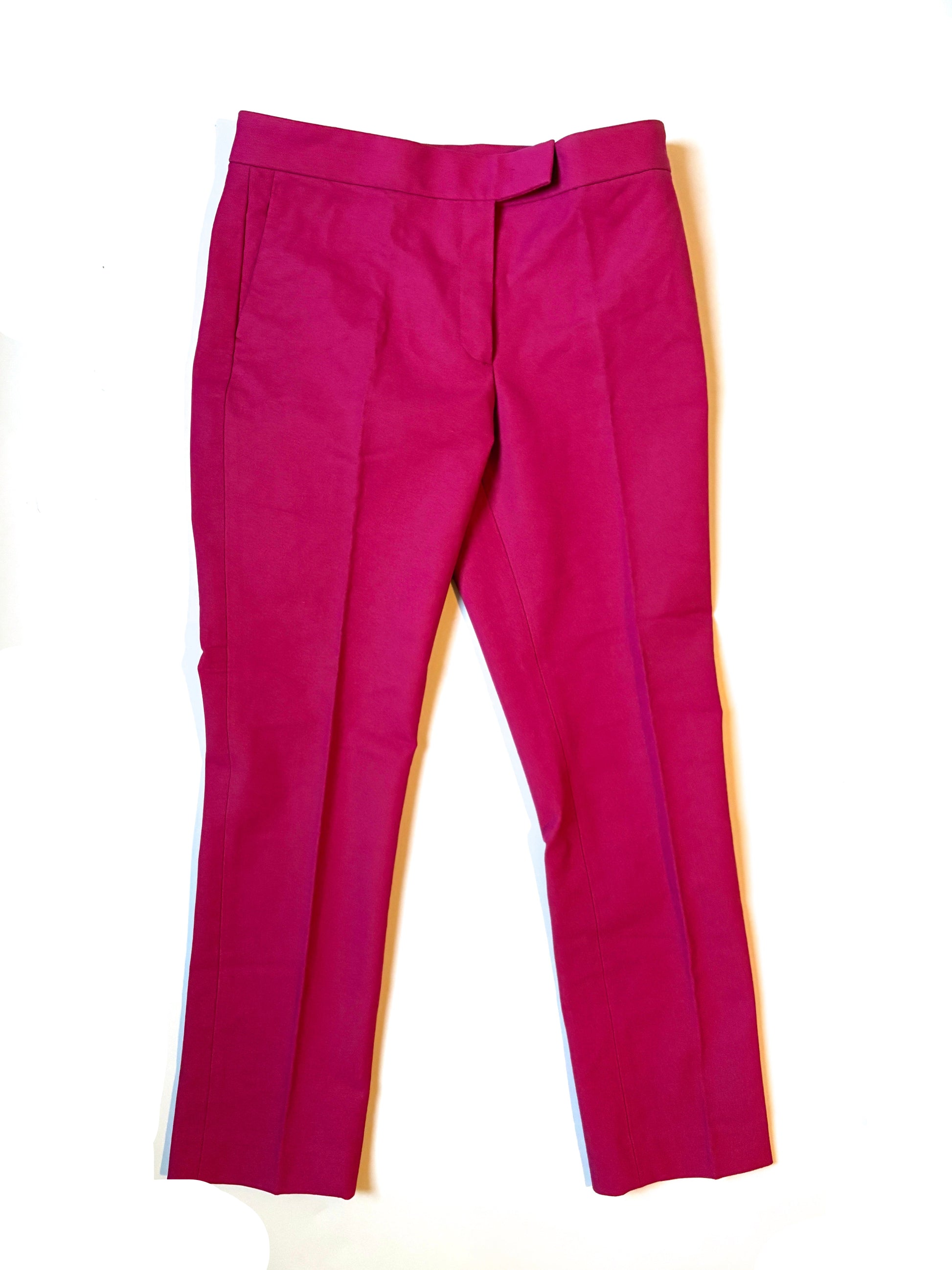 Joseph Eliston Gabardine Stretch Trousers Bright Pink