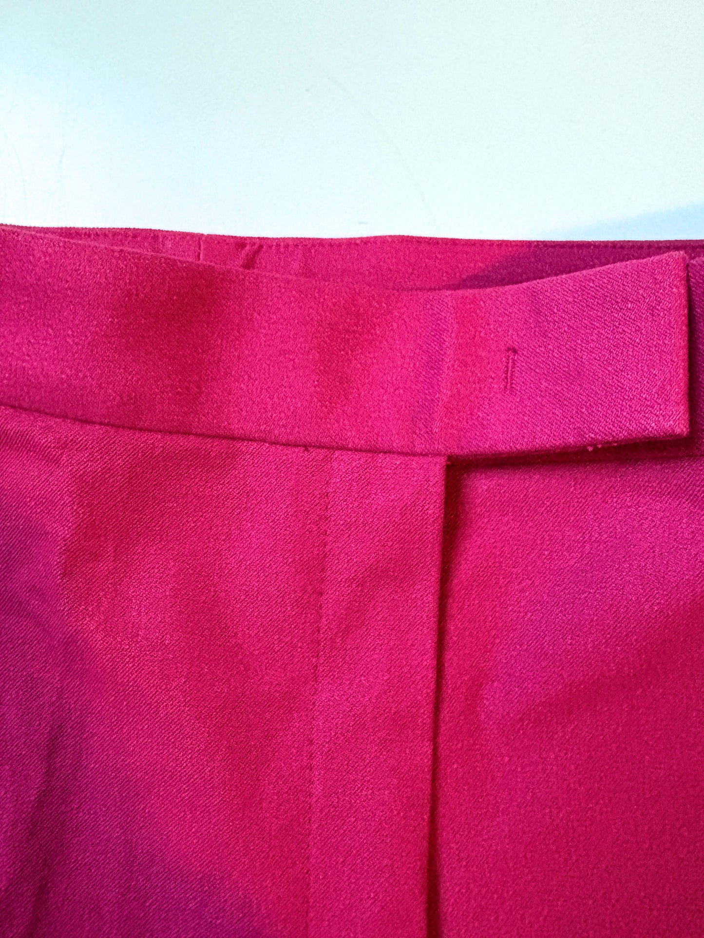 Joseph Eliston Gabardine Stretch Trousers Bright Pink UK 6