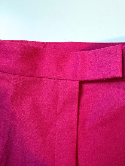 Joseph Eliston Gabardine Stretch Trousers Bright Pink UK 6