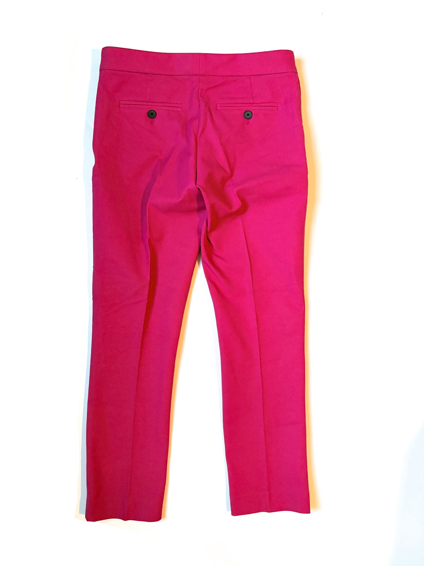 Joseph Eliston Gabardine Stretch Trousers Bright Pink UK 6