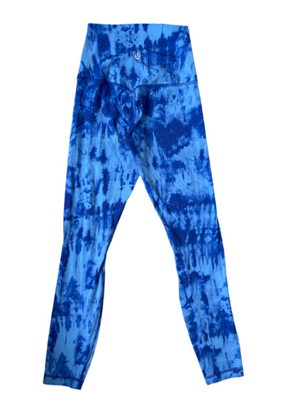 Lululemon Blue Tie-dye Align HR Pant 25" UK 6