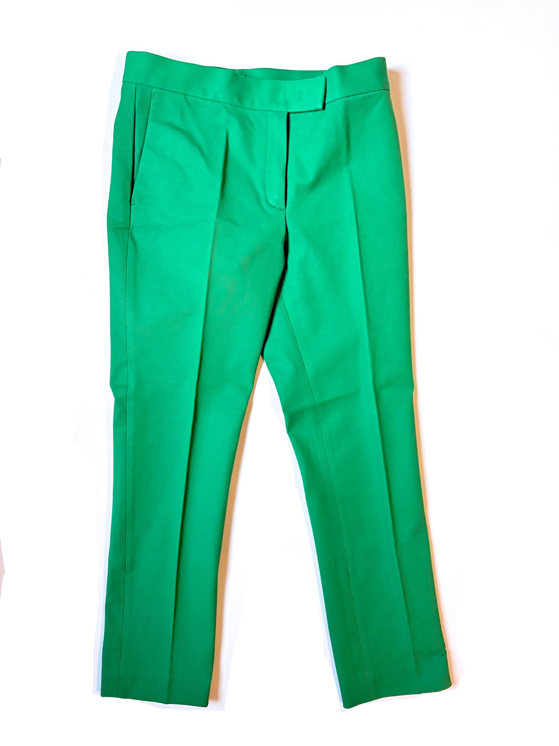 Joseph Eliston Gabardine Stretch Trousers Apple Green