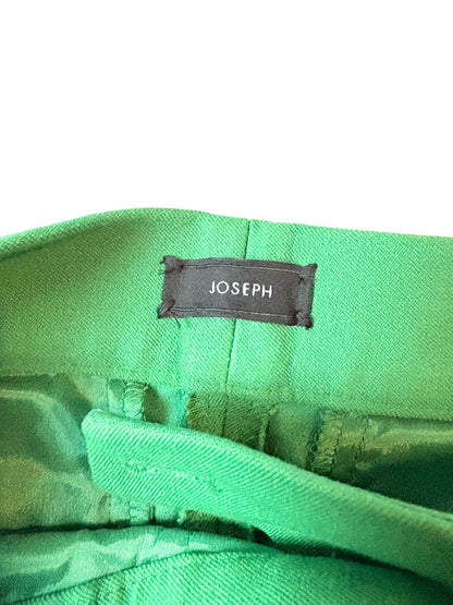 Joseph Eliston Gabardine Stretch Trousers Apple Green UK 6