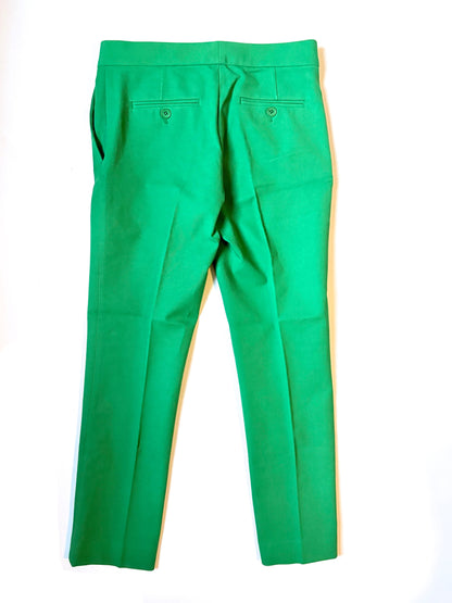 Joseph Eliston Gabardine Stretch Trousers Apple Green UK 6