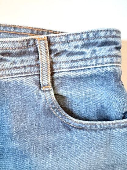 Sessun Blue Captain Denim Wide Leg Jeans UK 8