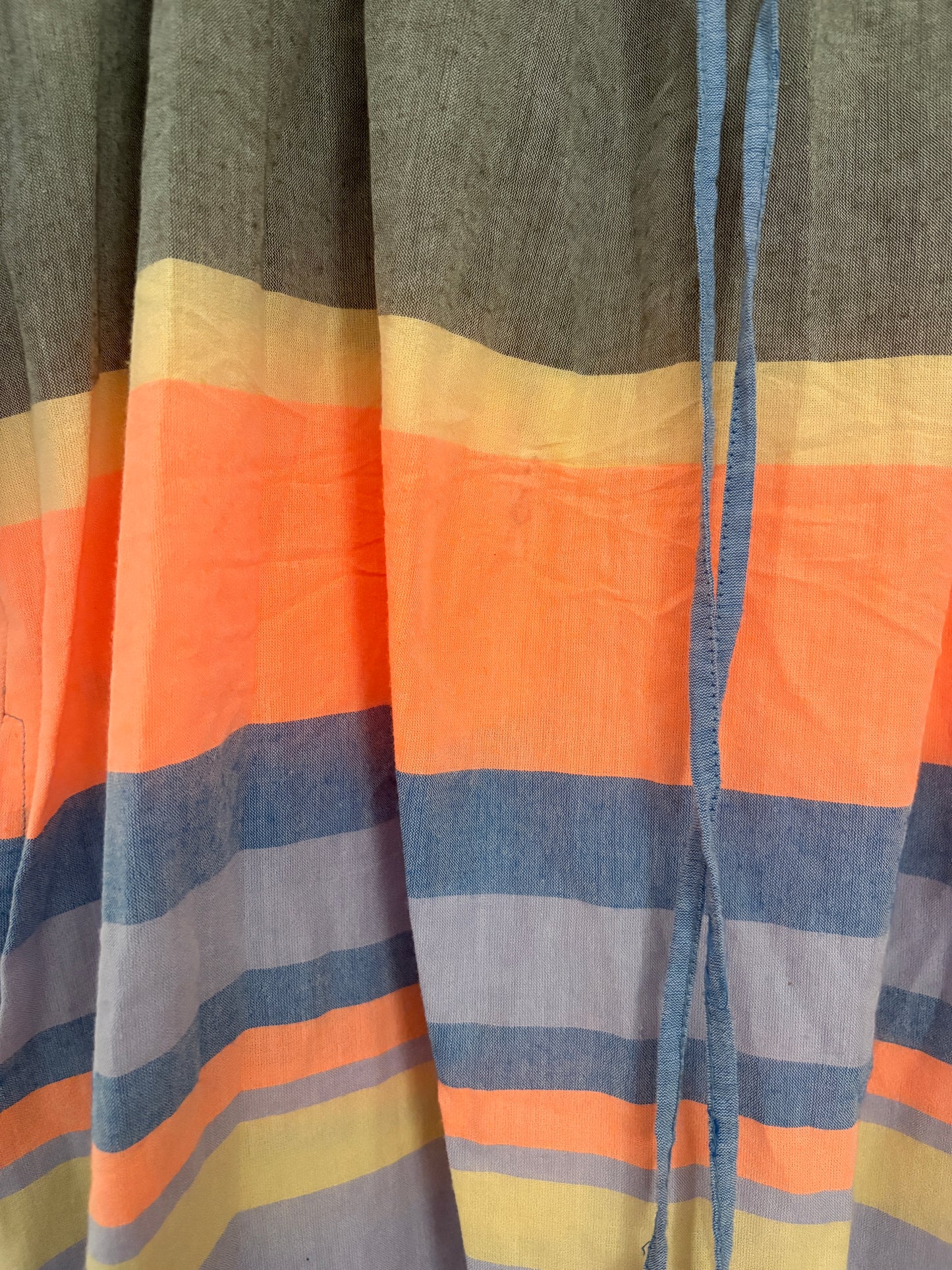 Nema Marise Multicoloured Cotton Stripe Maxi Dress M