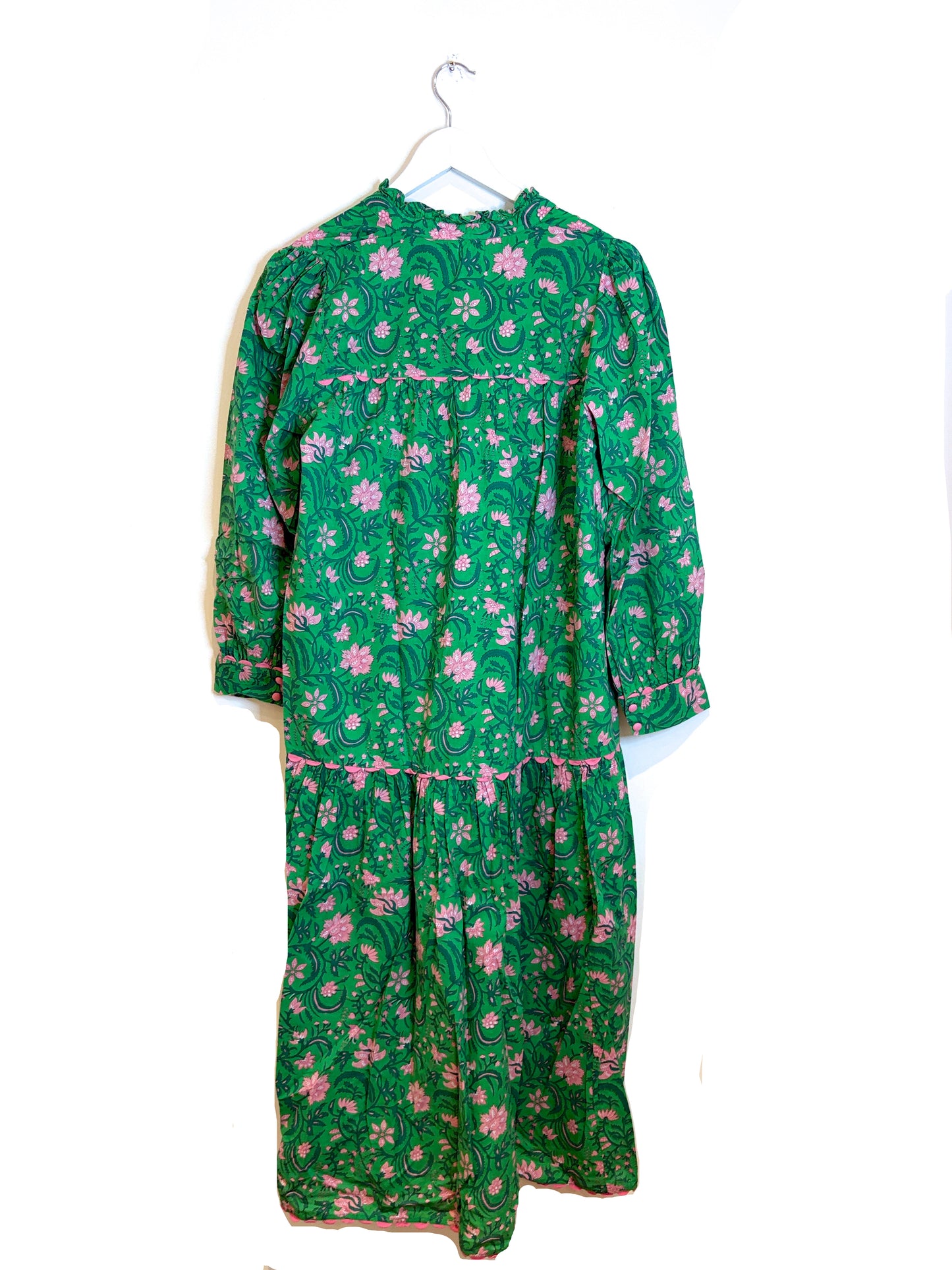 Pink City Prints Forest Rose Margot Dress M