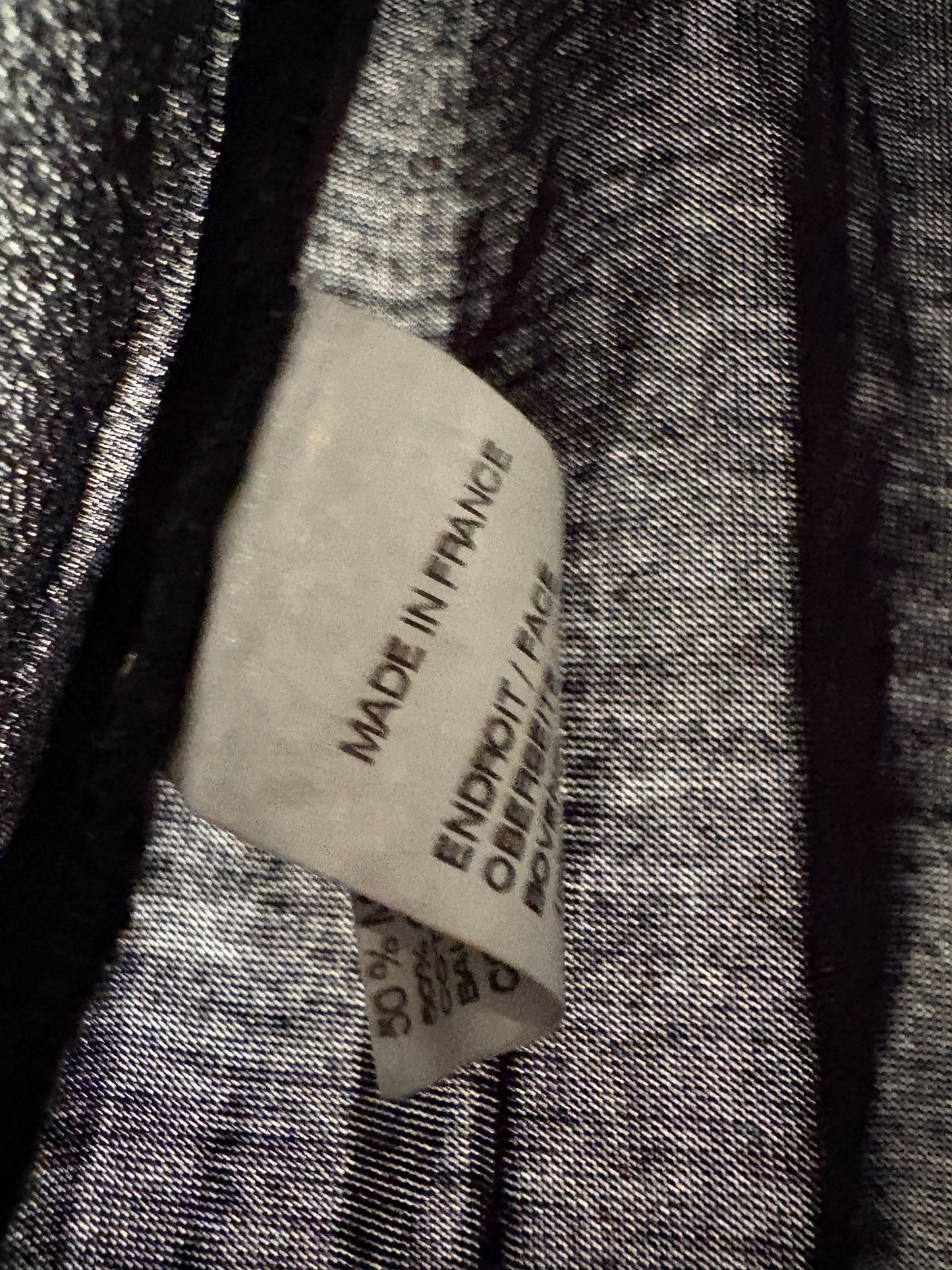 Edward Achour Paris Black Silk Top UK 8