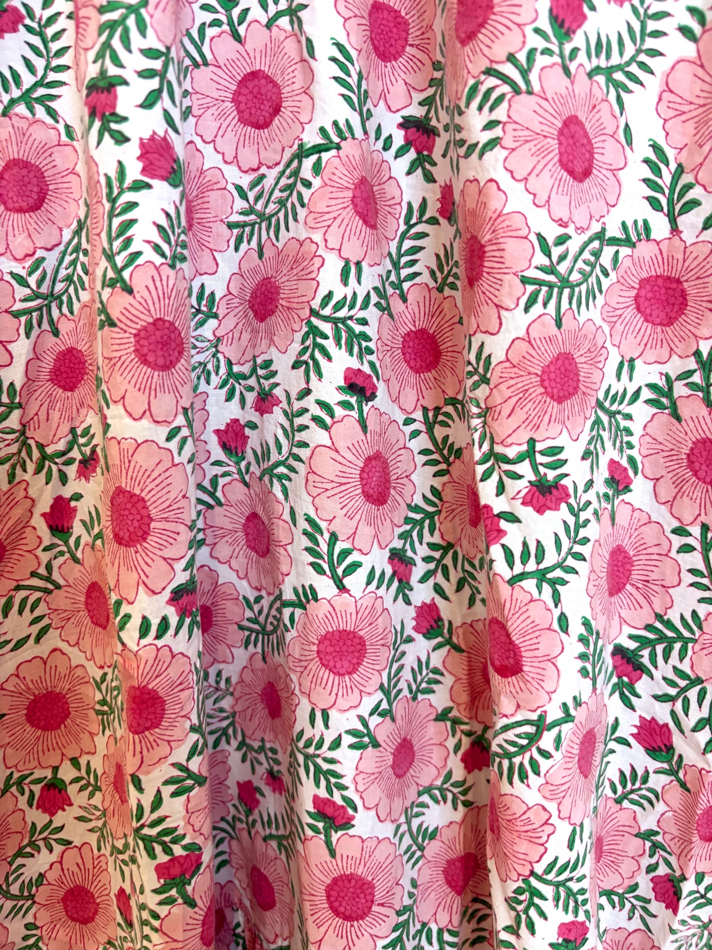 Pink City Prints Marigold Blush Margot Dress L