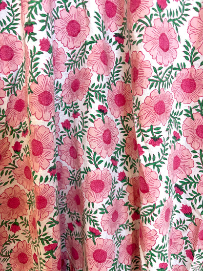 Pink City Prints Marigold Blush Margot Dress L