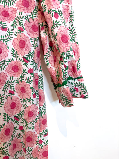 Pink City Prints Marigold Blush Margot Dress L