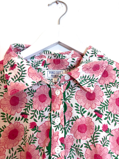 Pink City Prints Marigold Blush Margot Dress L