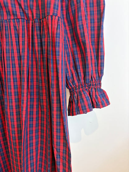 Back by Sundown Bianca Tartan Dress L
