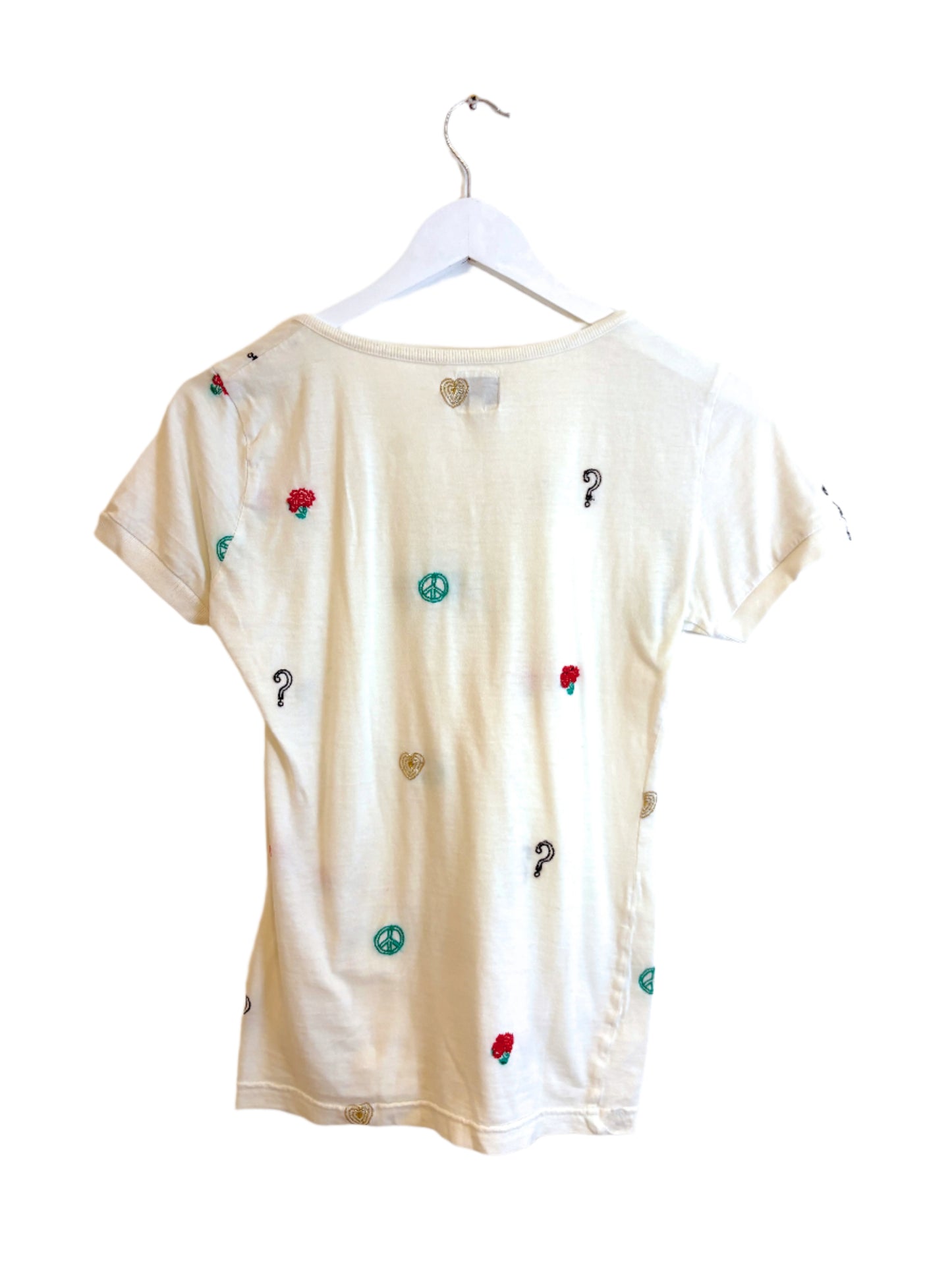 Vintage Moschino Jeans Embroidered T-Shirt M