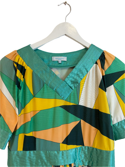 Emilio Pucci Firenze Silk Dress UK 8