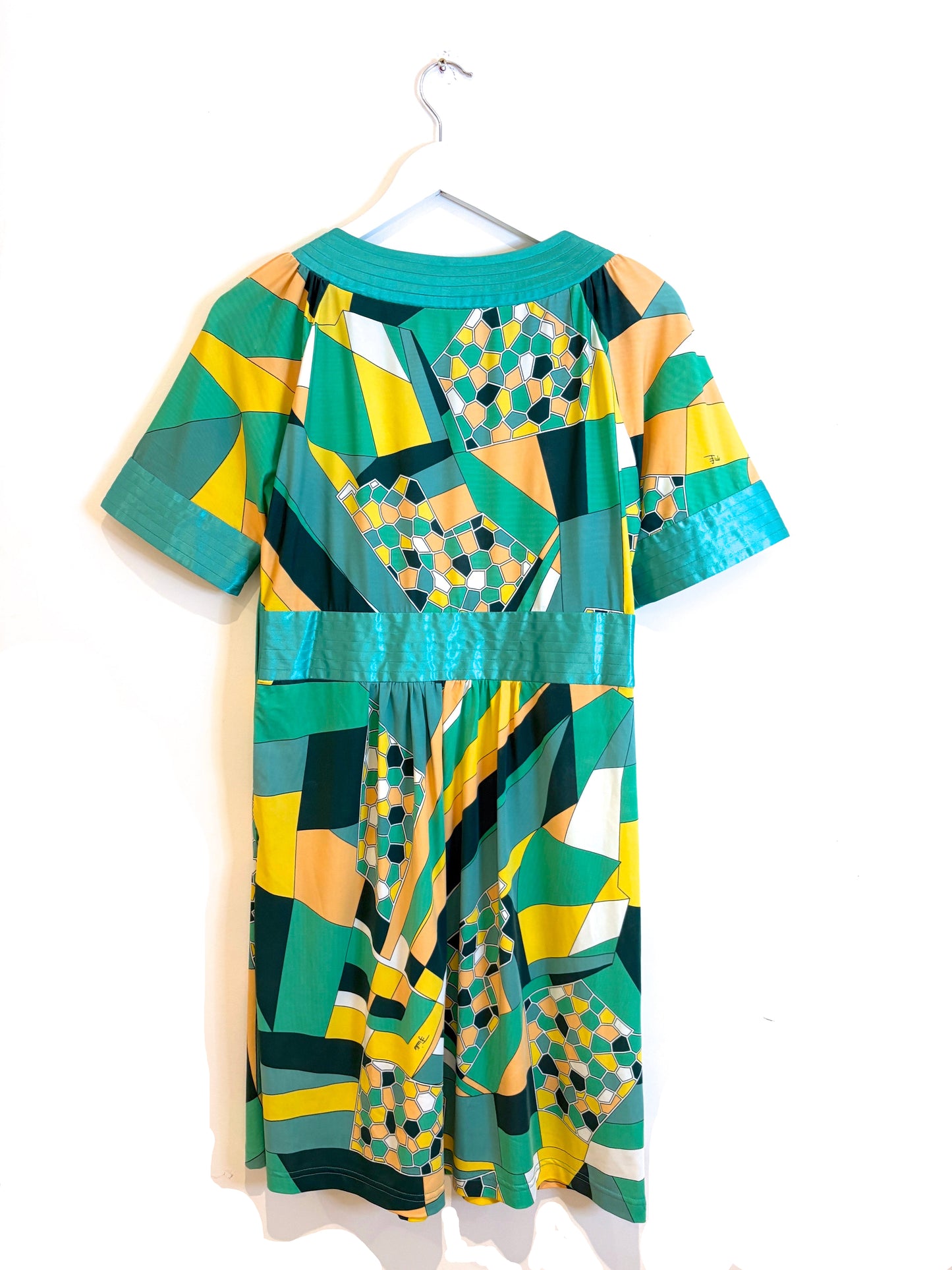 Emilio Pucci Firenze Silk Dress UK 8