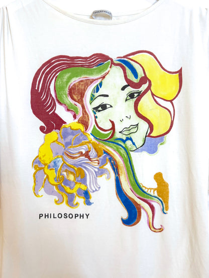 Philosophy Di Alberta Ferretti Print T-shirt UK 10