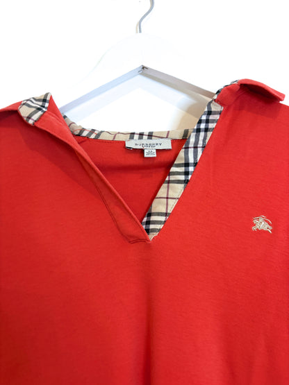 Burberry Coral Jersey Top S