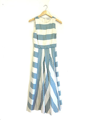 Loro Piana Silk Striped Dress UK 8