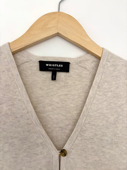 Whistles Oatmeal Sleeveless Tank S