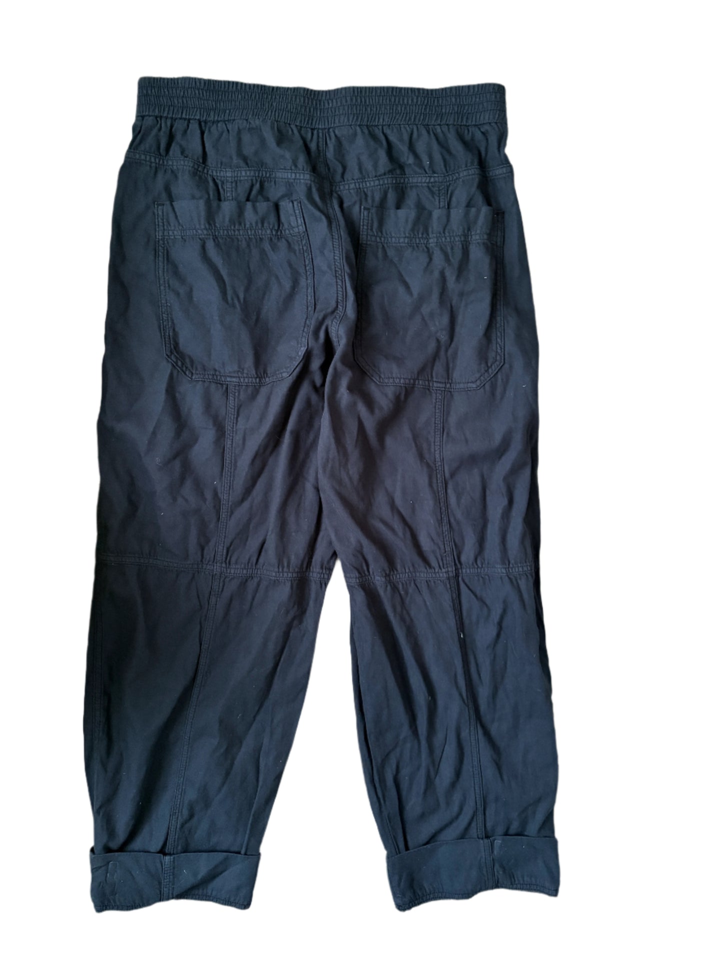 Me+Em Navy Cotton Joggers UK 14