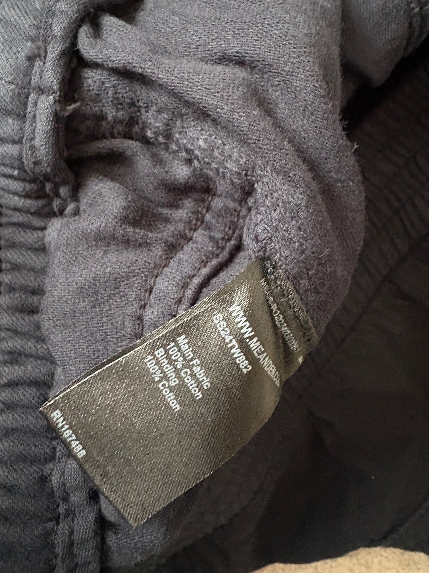 Me+Em Navy Cotton Joggers UK 14