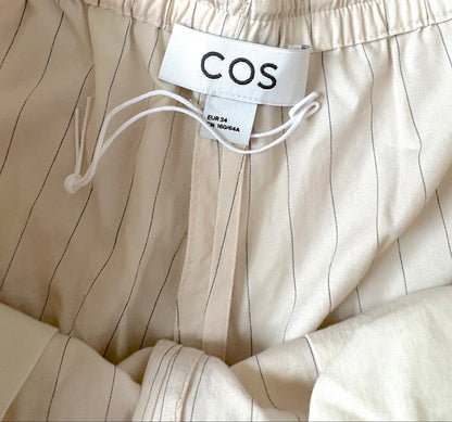 COS Pinstriped Knee-length Shorts UK 6