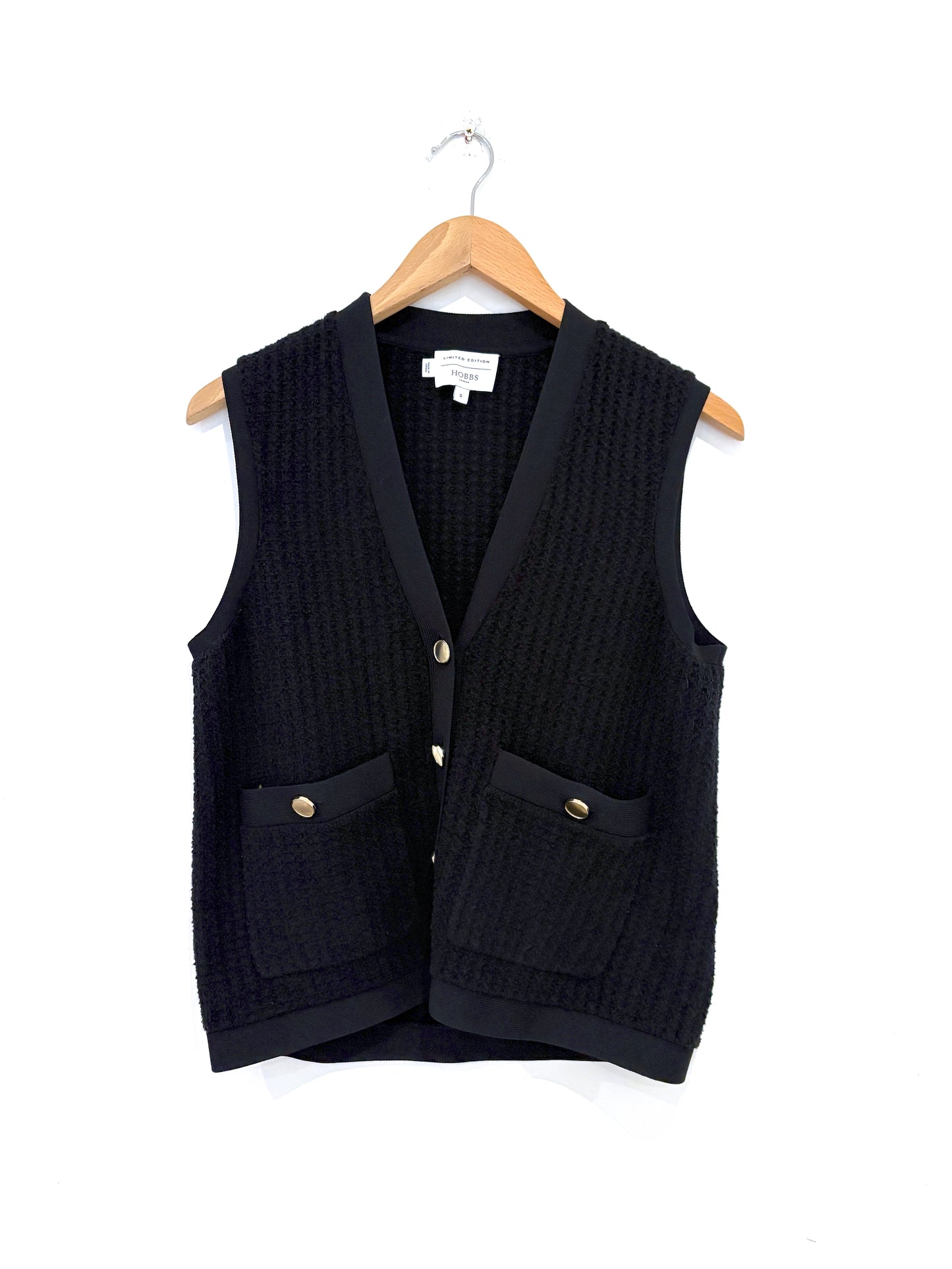 Hobbs Tatton Cotton Blend Knitted Vest