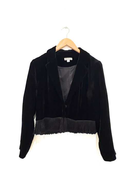 Whistles Velvet Tassle Camilla Jacket