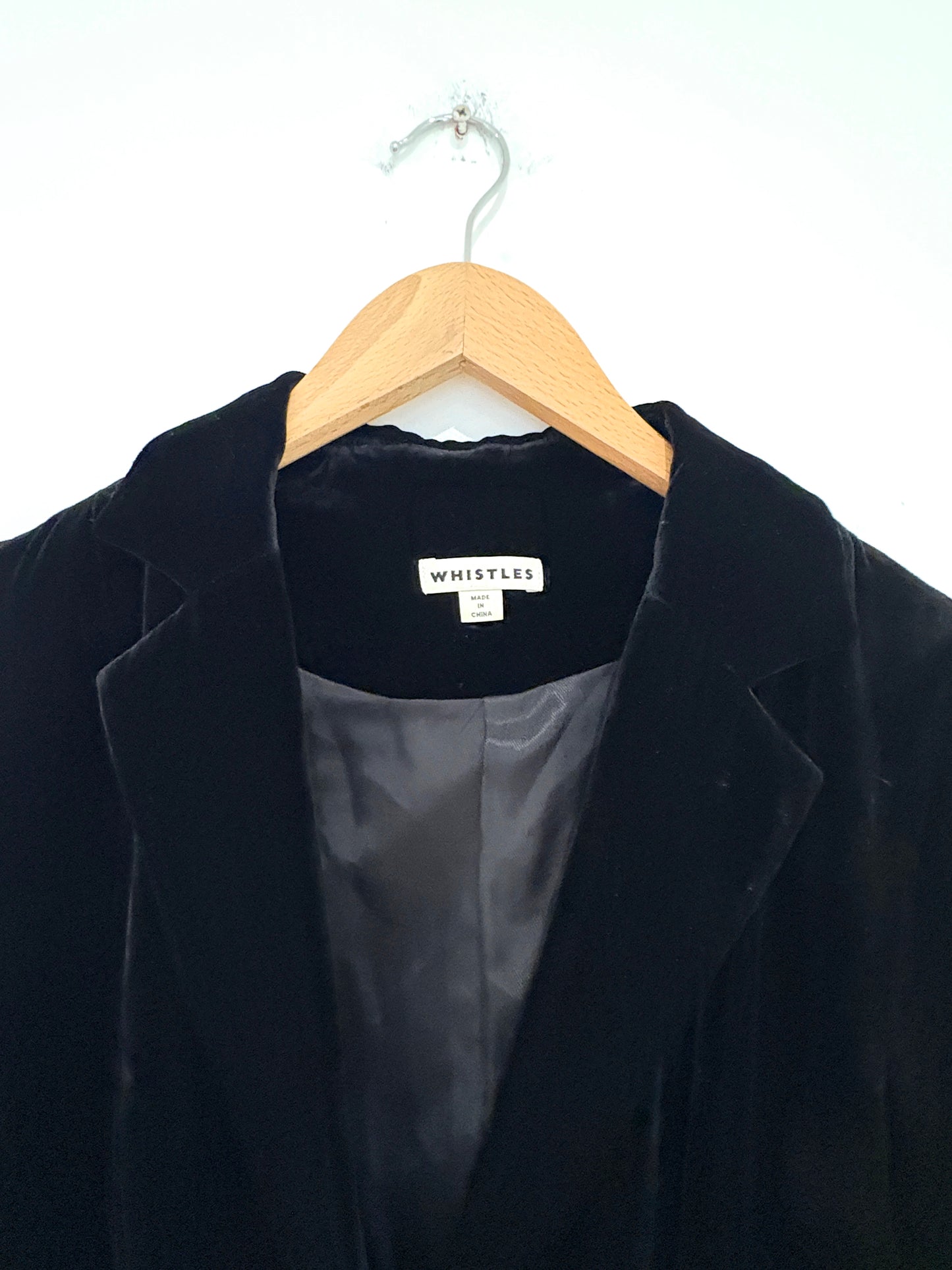 Whistles Velvet Tassle Jacket UK 10