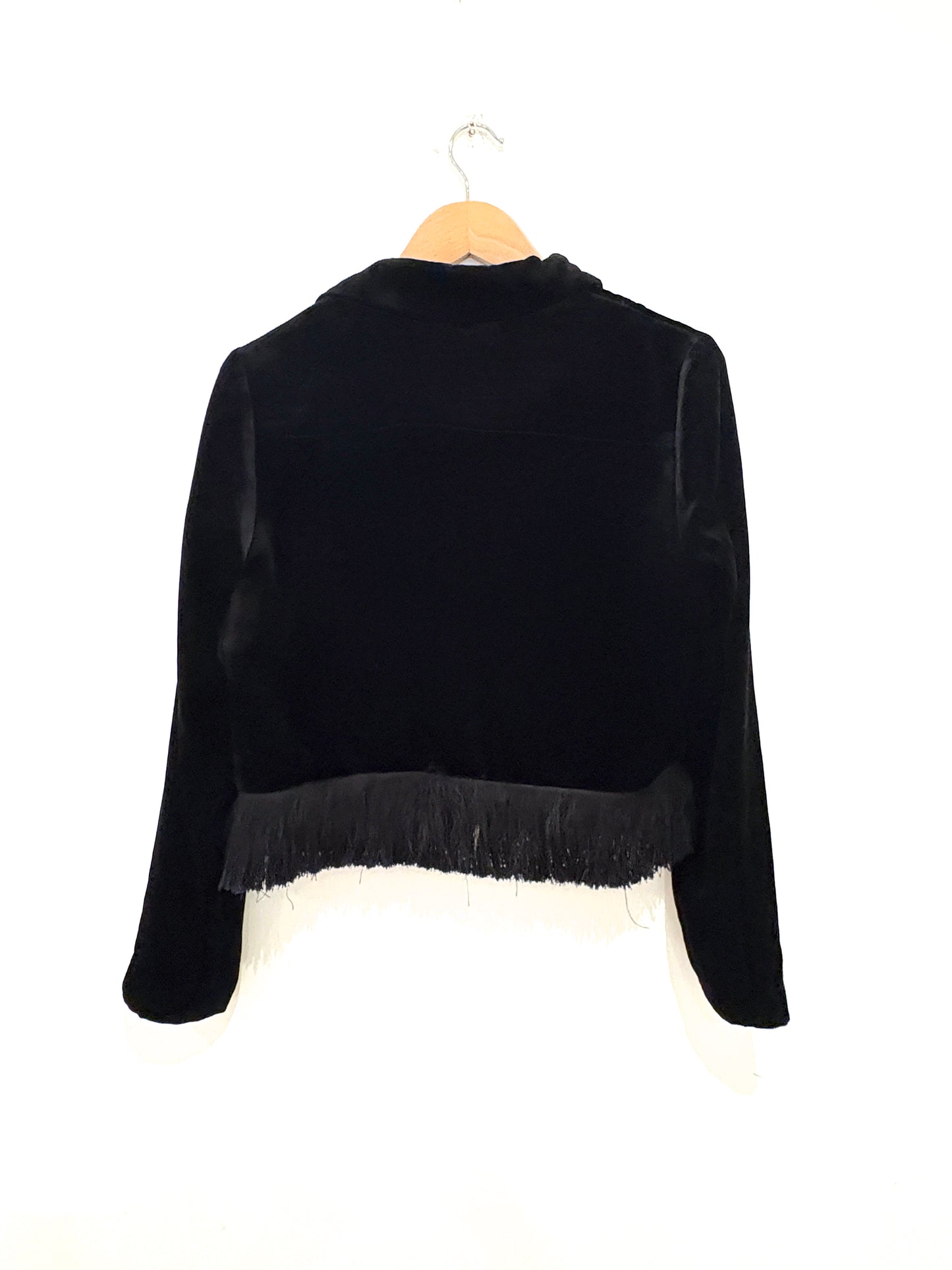 Whistles Velvet Tassle Jacket UK 10