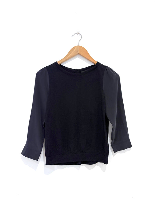 Cos Navy Blouse