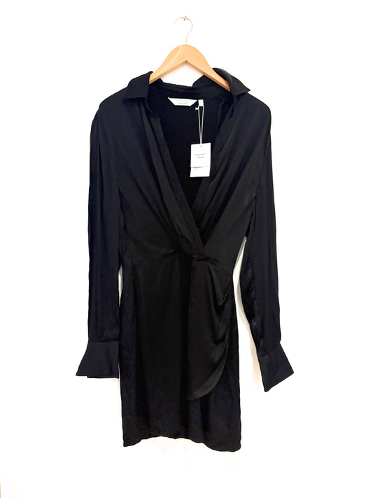 & Other Stories Mini Wrap Shirt Dress 